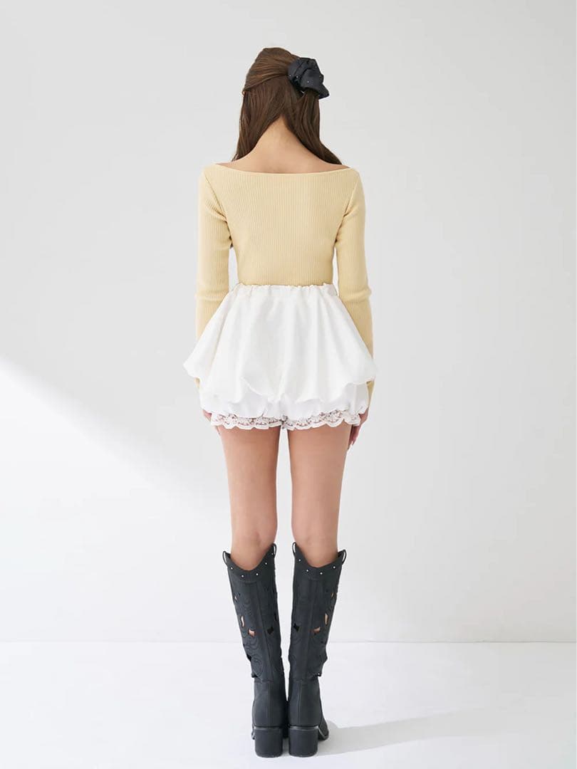 【1/26発送】 ダーリッチ ボリュームバルーンミニスカート free