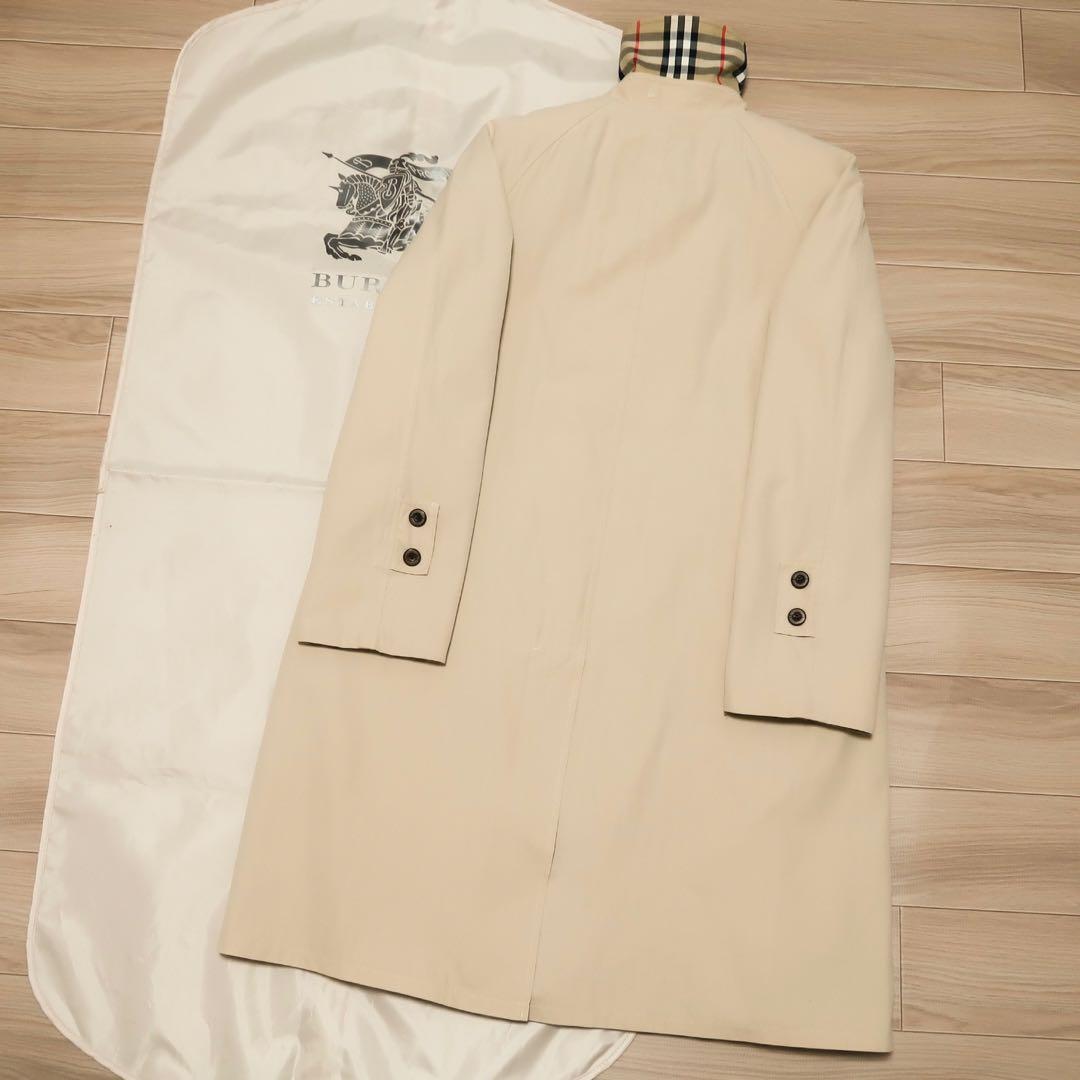 極上品 ビンテージ BURBERRY ステンカラーコート ライナー付 バーバリー