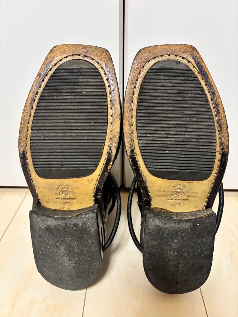 断捨離シャリ ダークビッケンバーグ　ワイヤーブーツ