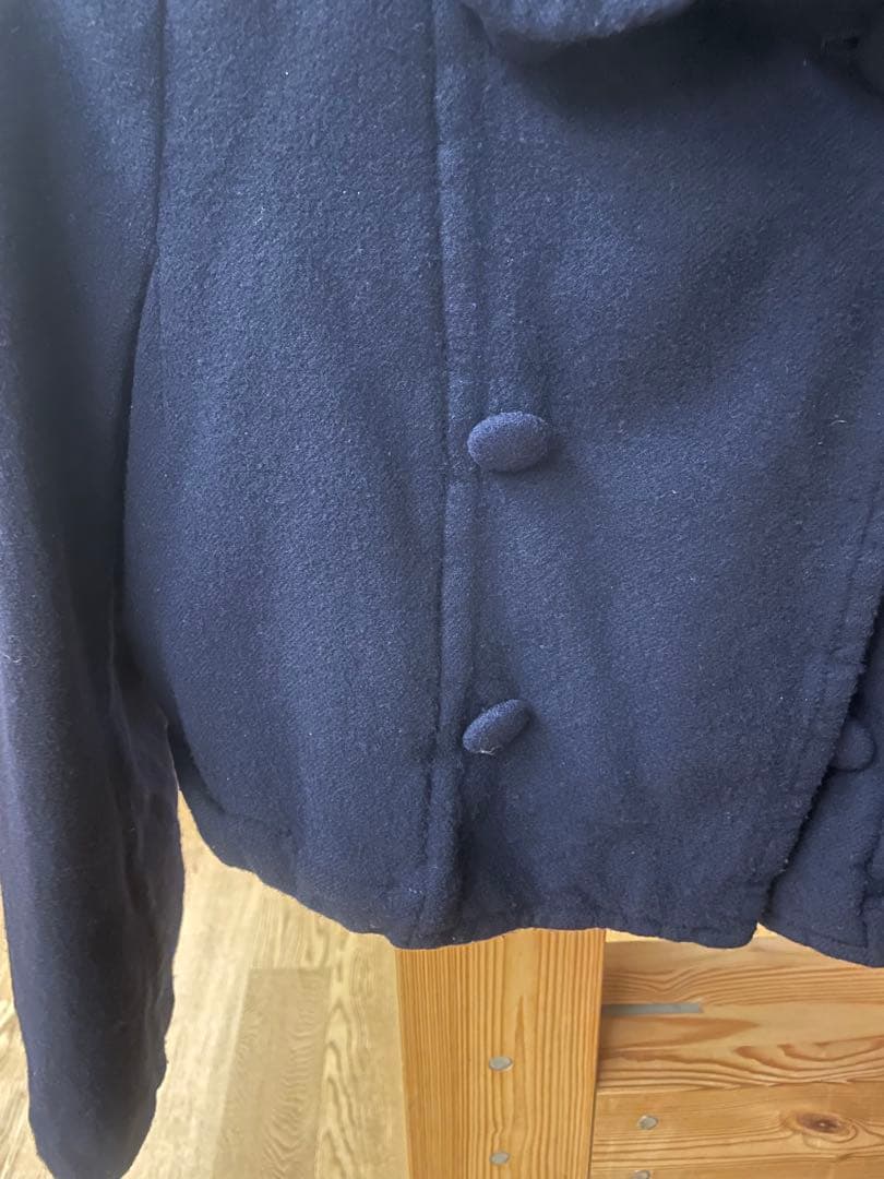 トリココムデギャルソン＊ネイビー ＊クロップドジャケット