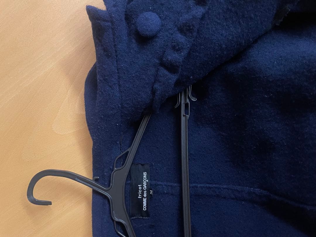 トリココムデギャルソン＊ネイビー ＊クロップドジャケット