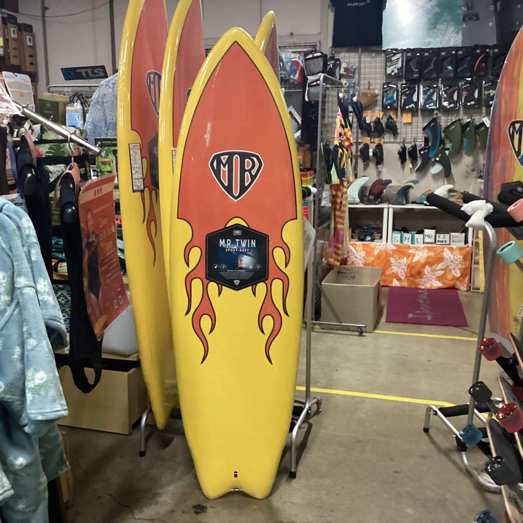 新品マークリチャーズ エポキシソフトボード ￼5'9ft(175)cmフィン付