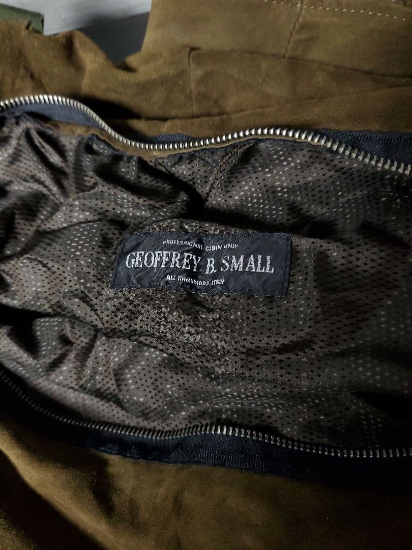 GEOFFREY B.SMALL スエード ドラムバッグ　リメイク