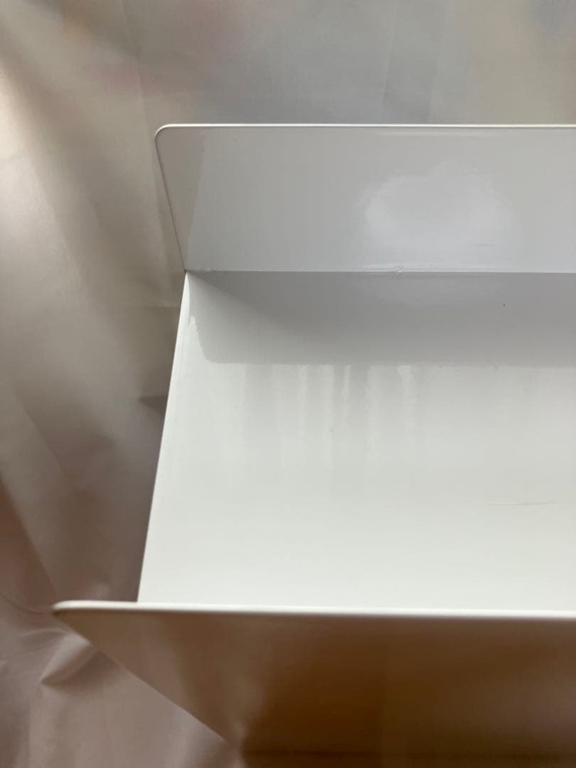 隠せる調味料ラック　ホワイト　タワー