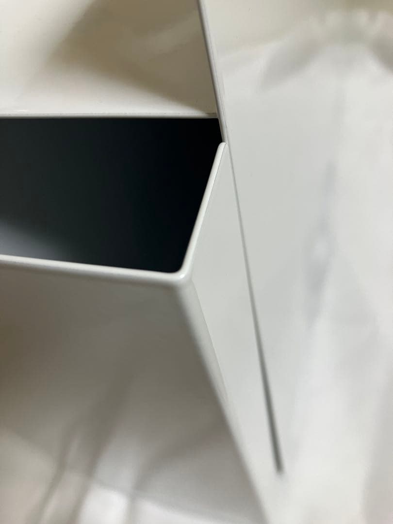 隠せる調味料ラック　ホワイト　タワー