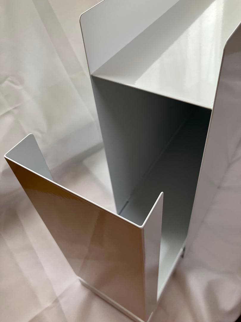 隠せる調味料ラック　ホワイト　タワー