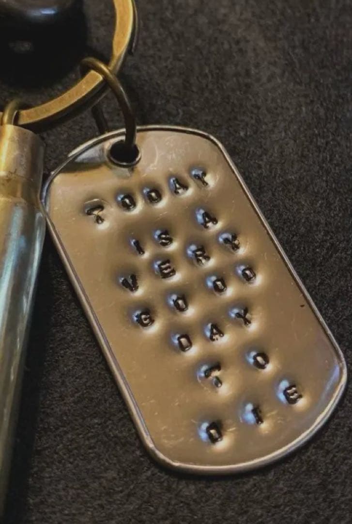 米軍放出品 USA ヴィンテージ ドッグタグ ウォレットチェーン アメカジ 古着