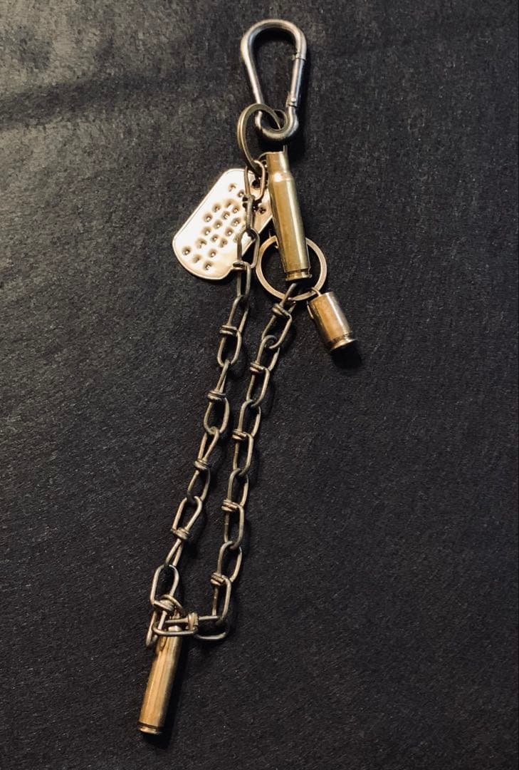 米軍放出品 USA ヴィンテージ ドッグタグ ウォレットチェーン アメカジ 古着