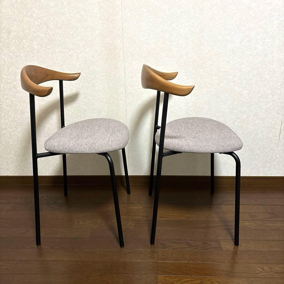 【美品】② クラッシュゲート アトム チェア ２脚セット