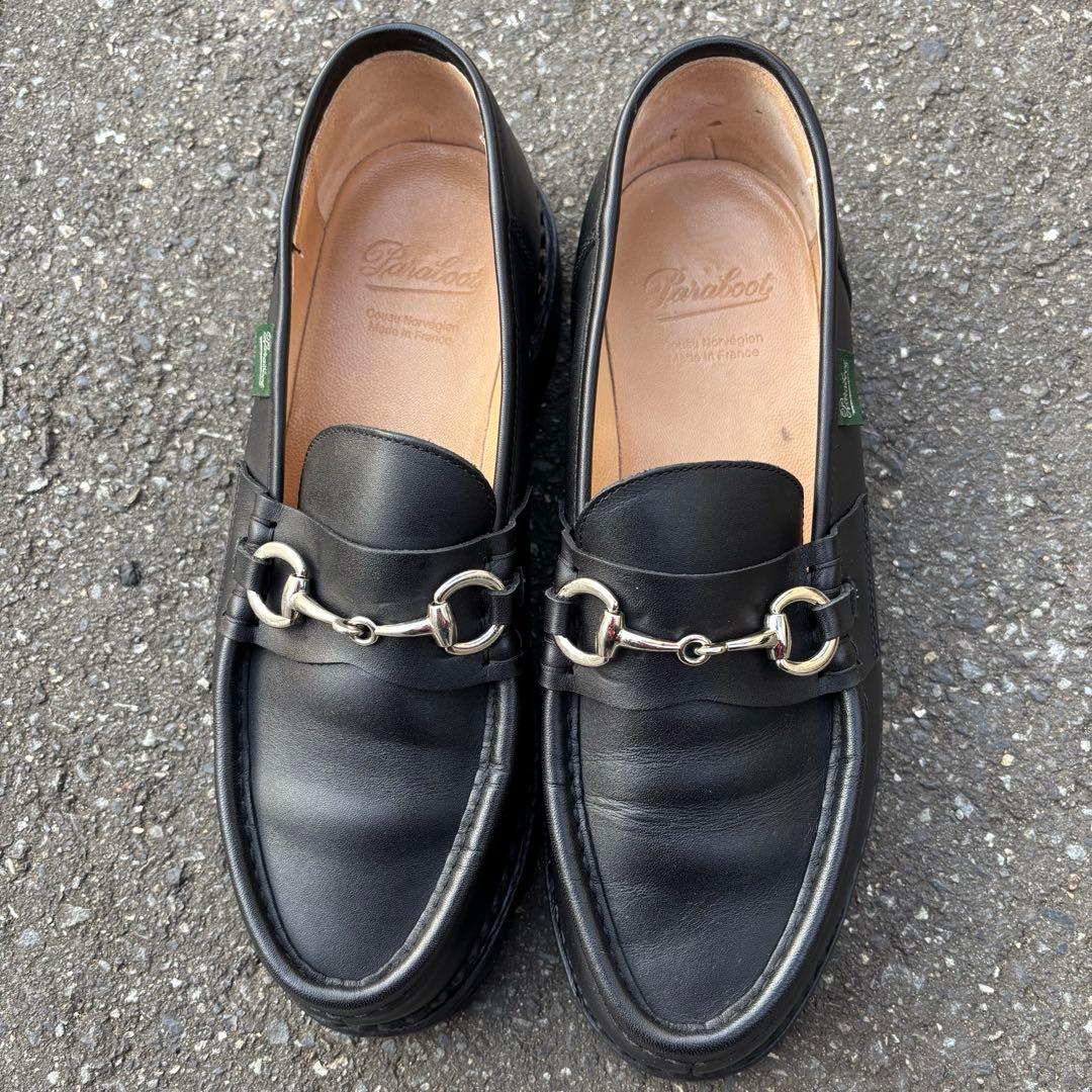 paraboot REIMS 7.5 美品　黒　パラブーツ