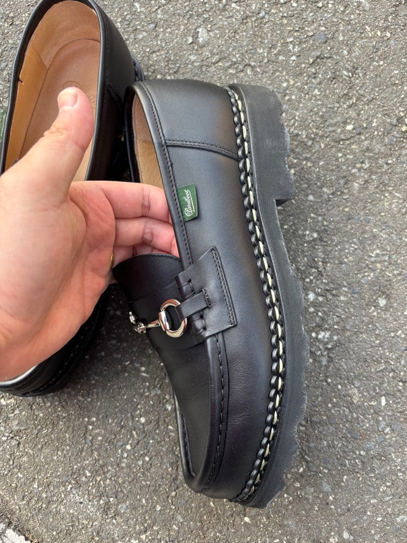 paraboot REIMS 7.5 美品　黒　パラブーツ