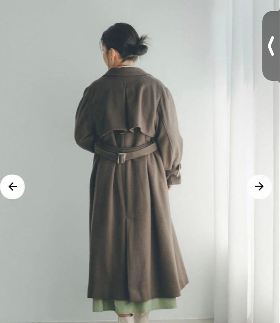 コヒナ cohina トレンチデザインウールコート