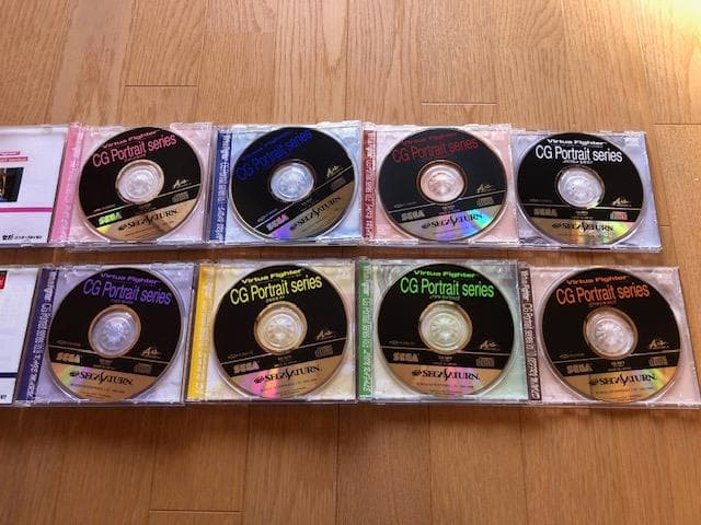 セガサターンバーチャファイター CG ポートレート 8点まとめ 帯d663y70