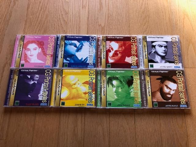 セガサターンバーチャファイター CG ポートレート 8点まとめ 帯d663y70