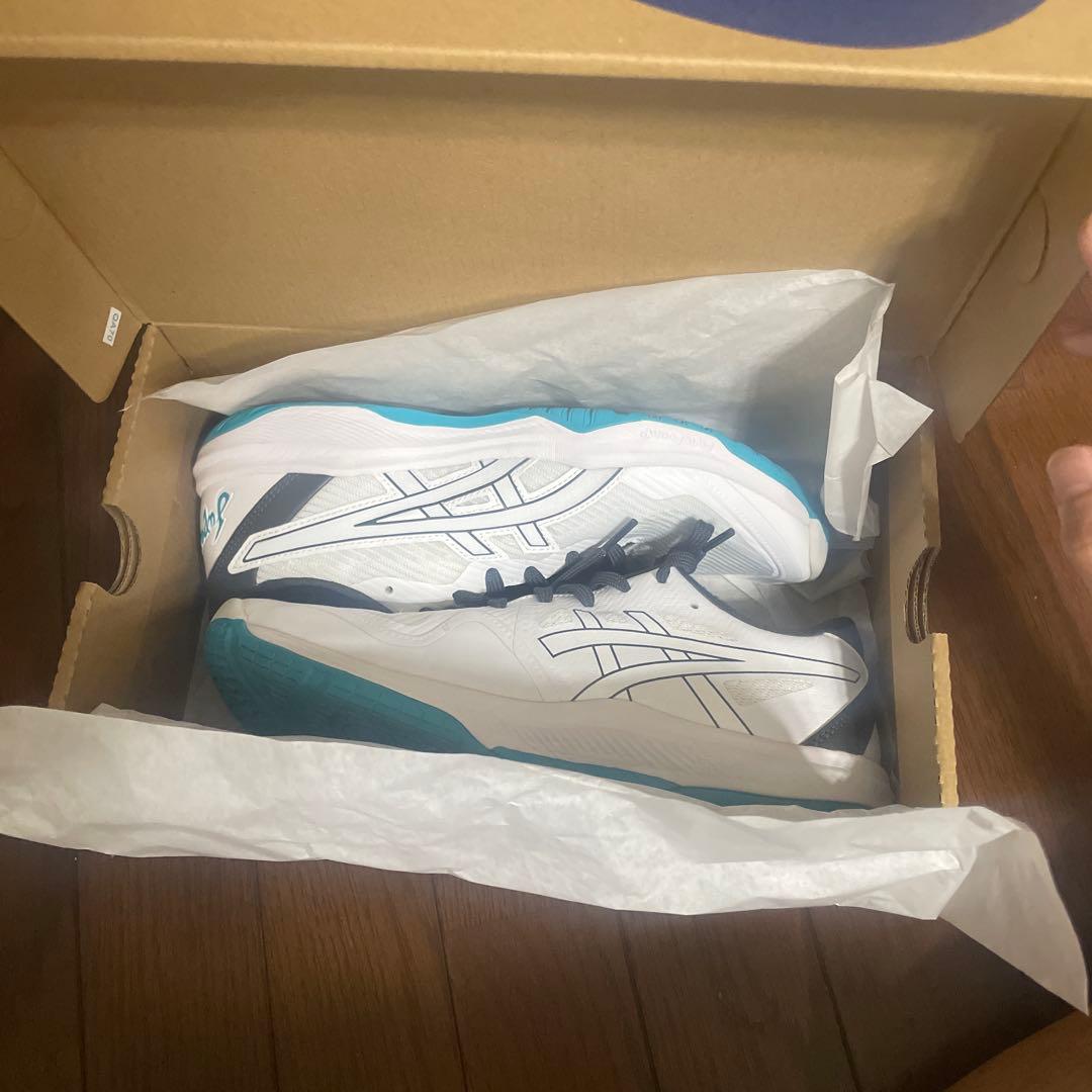 ASICS バレーボールシューズ ROTE JAPANホワイト/ブラック/ブルー