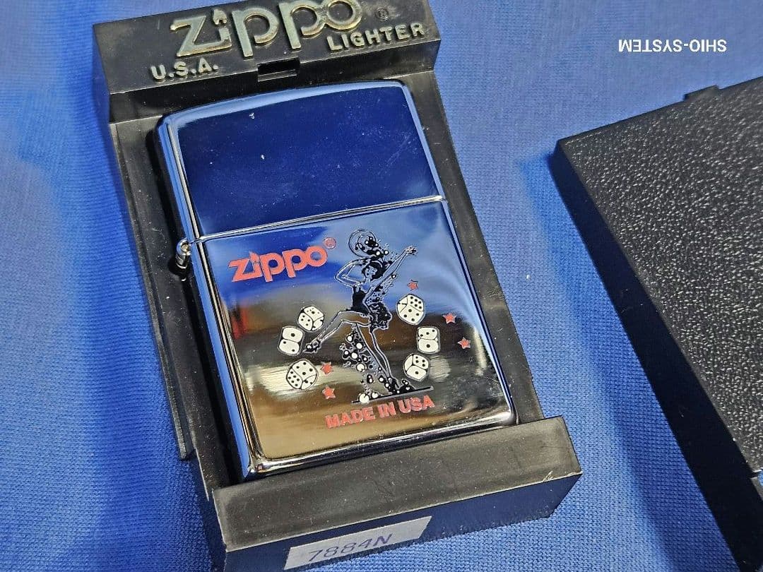 【未使用】封印付き 2002/1製造 ZIPPO GAMBLE Girl