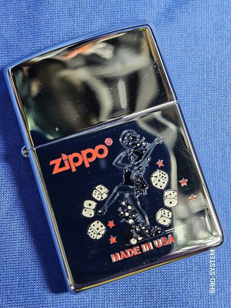 【未使用】封印付き 2002/1製造 ZIPPO GAMBLE Girl