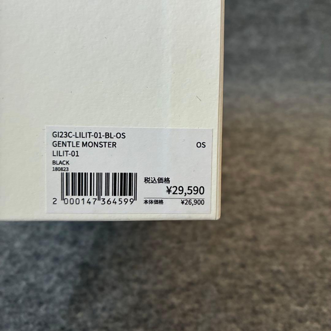 GENTLE MONSTER LILIT 01 ブラック サングラス