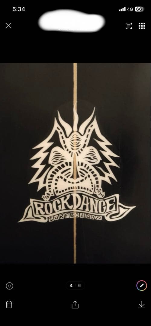 RockDance ショートボード ブラック