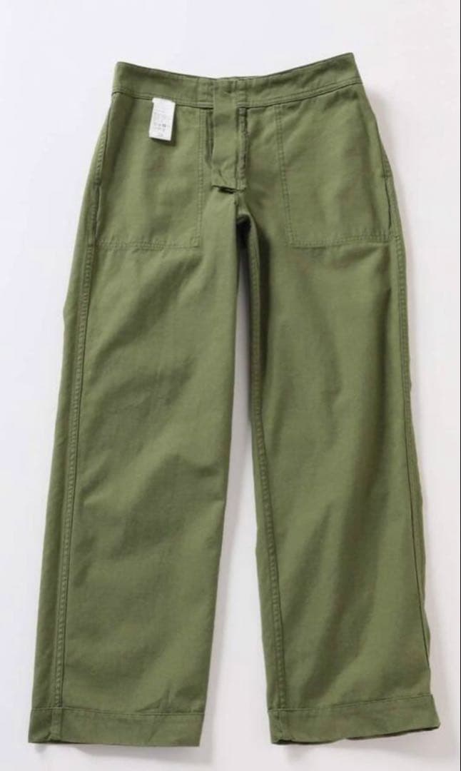 t*y様 美品　スピックアンドスパン　ルーズベイカーパンツ　カーキ　38