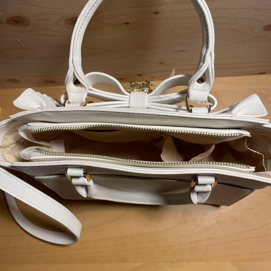 レースアップフリルリボンバッグ