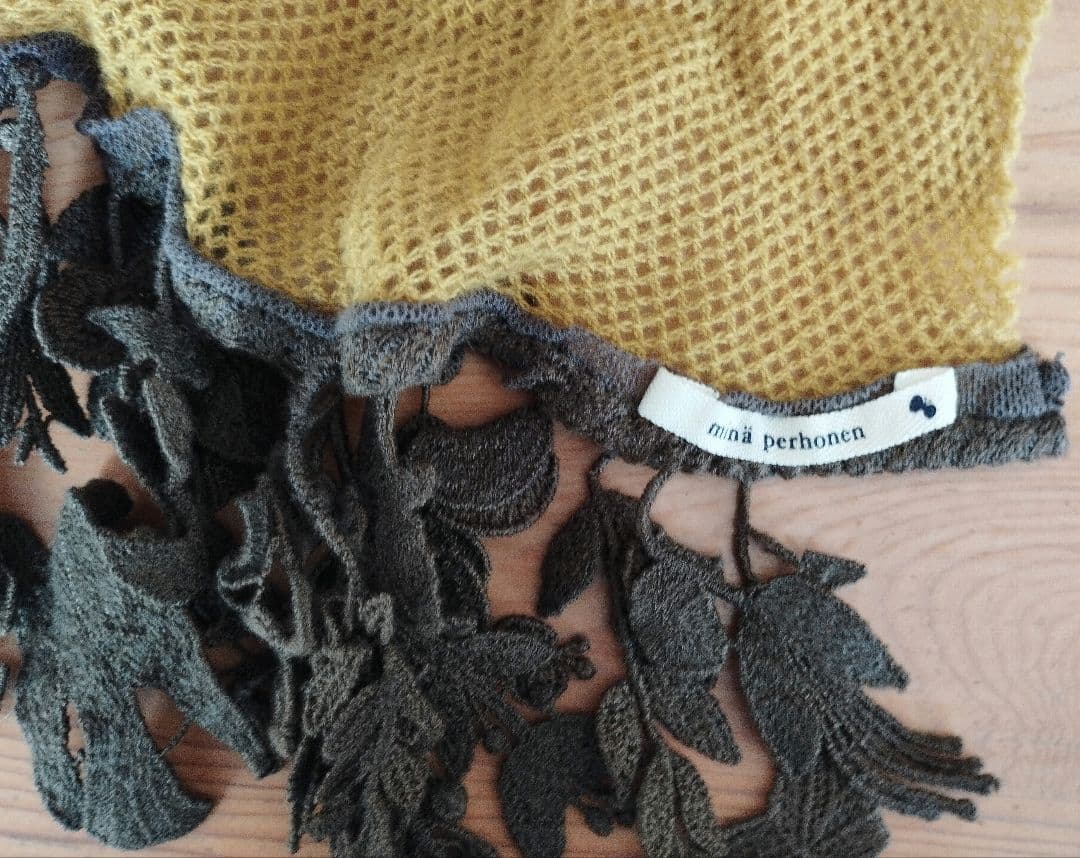 ミナペルホネン　forest parade ストール　mina perhonen