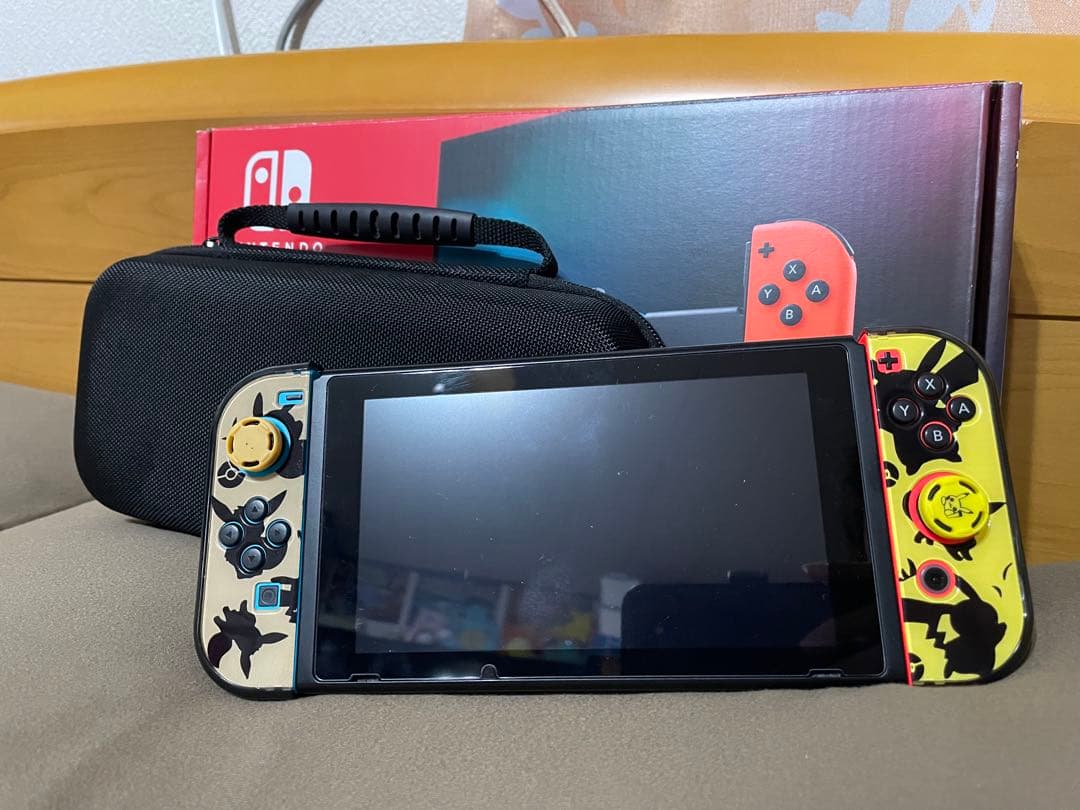 【動作確認・初期化済】Switch 本体 周辺機器＋ケース付｜室内使用のみ