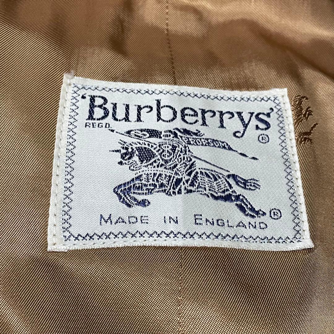 バーバリーズ　ロングコート 　キャメル　ホースロゴ　美品　レディース　英国製