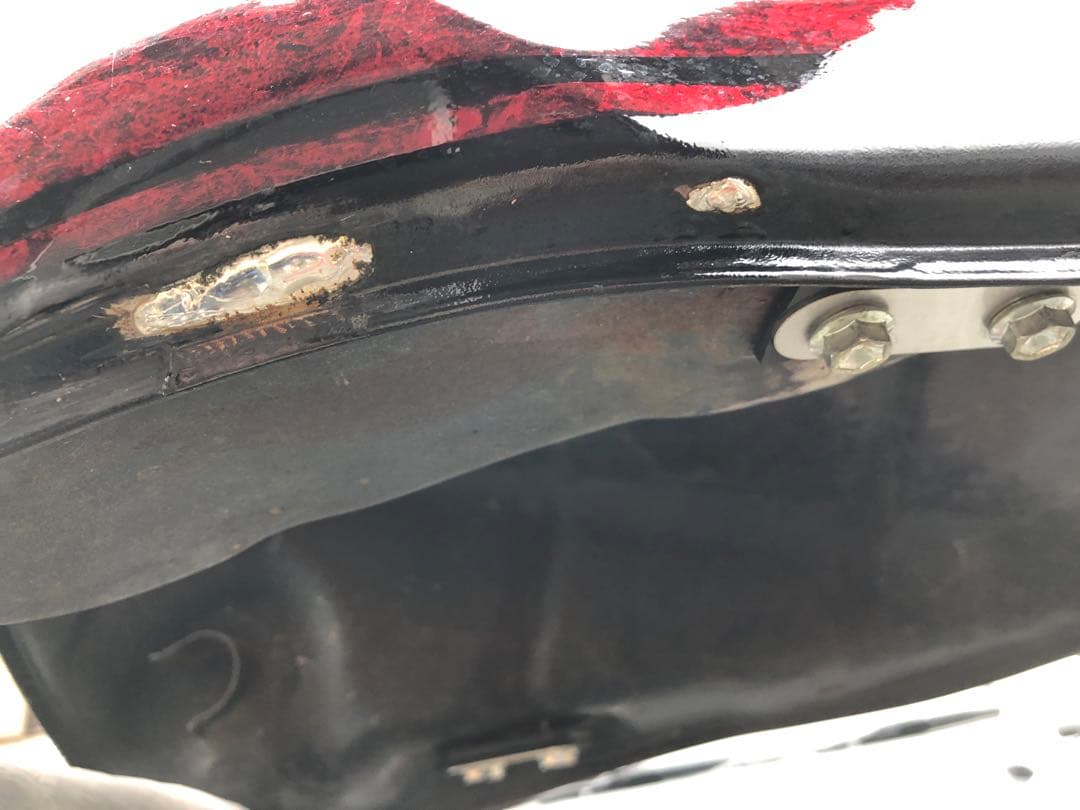 ゼファー400 ゼファーχ ガソリンタンク　ラップ塗装