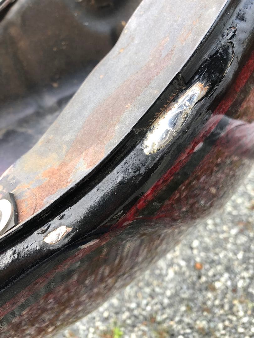 ゼファー400 ゼファーχ ガソリンタンク　ラップ塗装