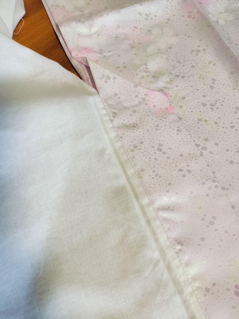 き楽っく　ローズカラー　二部式襦袢　おまけ夏用替衿　袖替え不可