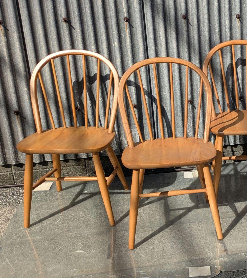 ヴィンテージ　飛騨産業ウインザーチェア 　キツツキ　美品