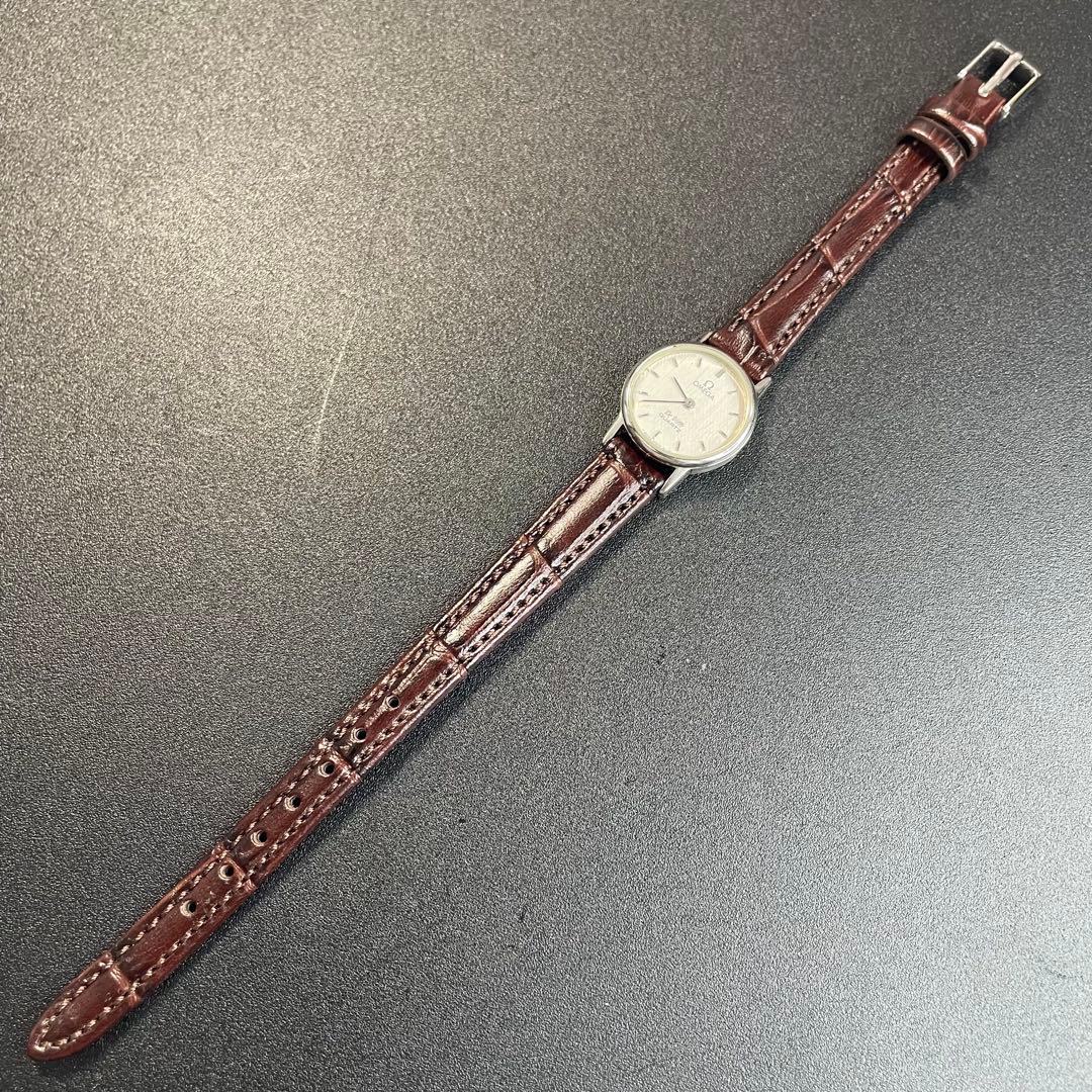 【可動 正規品】 オメガ 腕時計 デヴィル ラウンド レディース デビル QZ