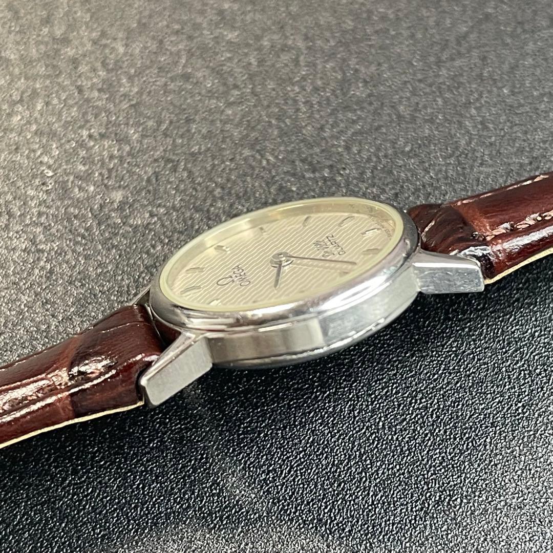 【可動 正規品】 オメガ 腕時計 デヴィル ラウンド レディース デビル QZ