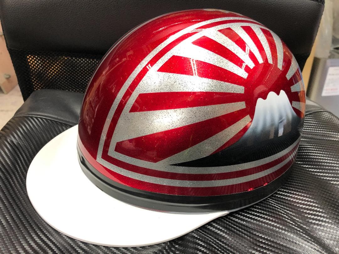 コルク半　カスタム　富士日章　マジック　キャンデイレッドラメ　高級クリヤ送料無料