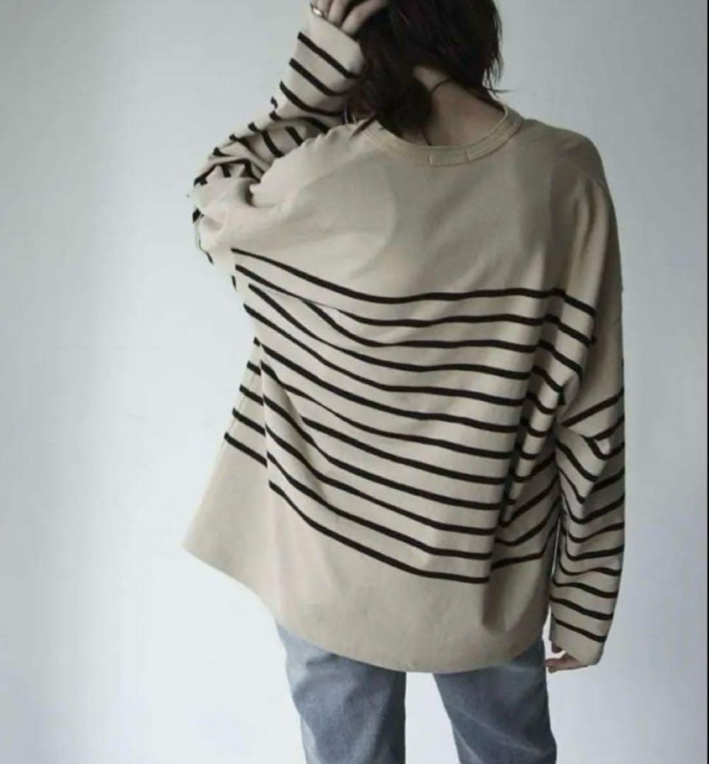 新品未使用　クラネ　CLANE ボーダーカットソー