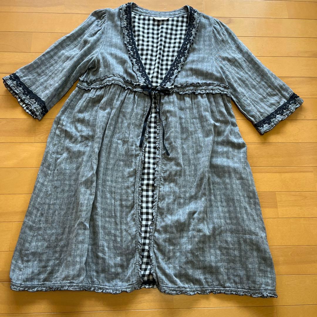 ピンクハウスロングオーバーブラウス