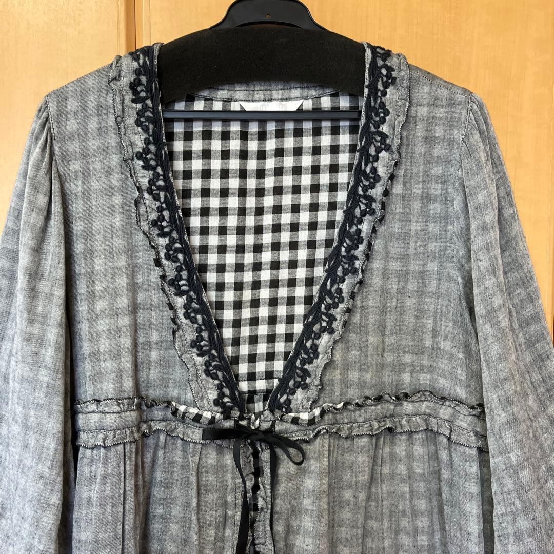 ピンクハウスロングオーバーブラウス