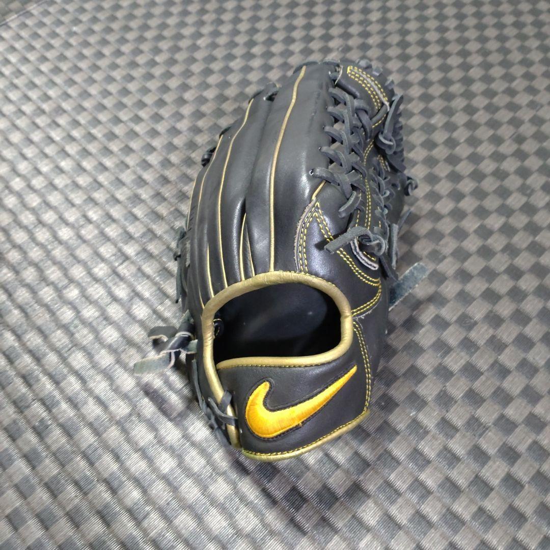 NIKE ナイキ 一般軟式グローブ 廃盤品！☆黒金 投手 内野手