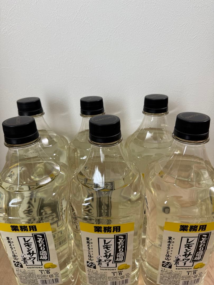 SUNTORY レモンサワーの素 1.8L×6本