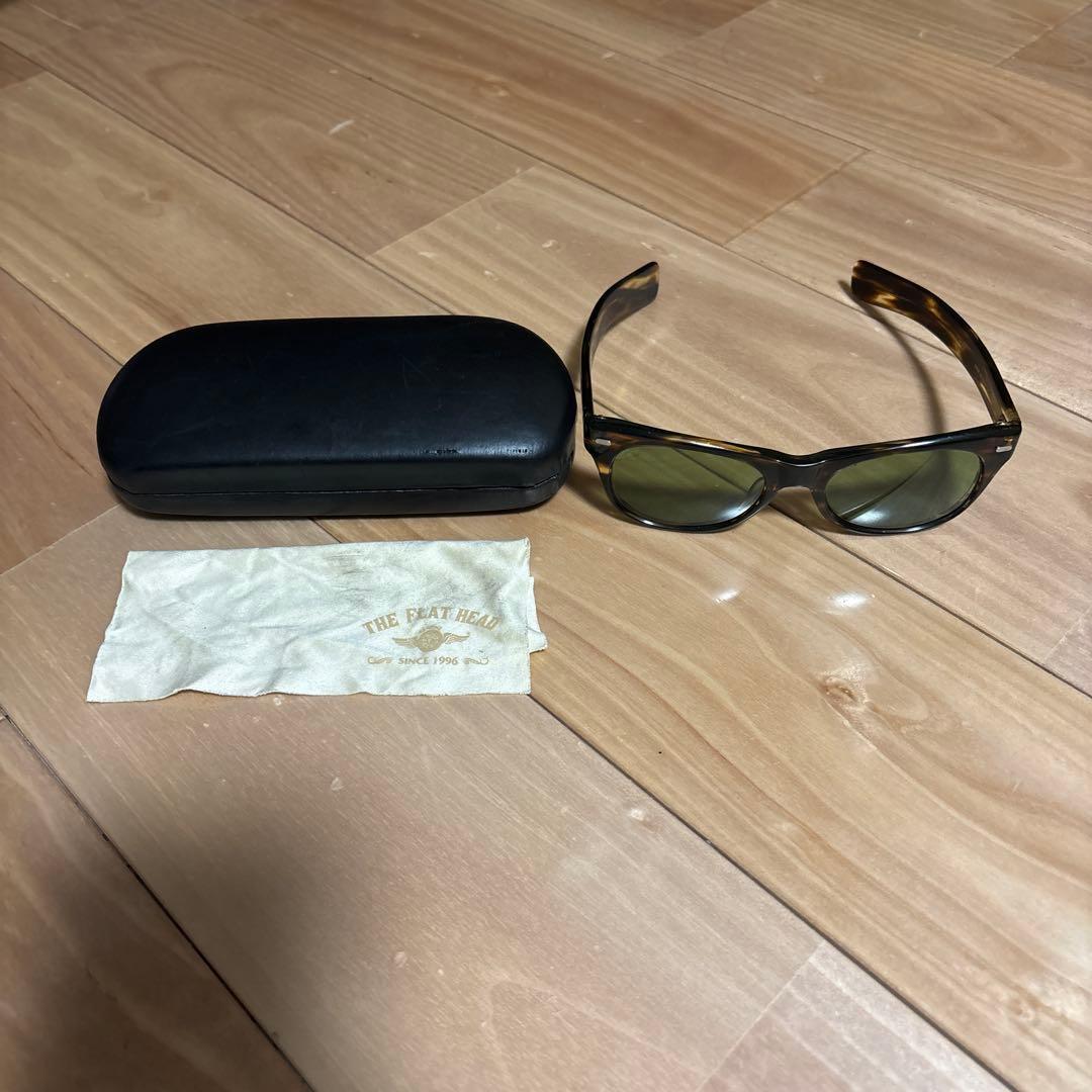 値引き不可。フラットヘッドサングラス
