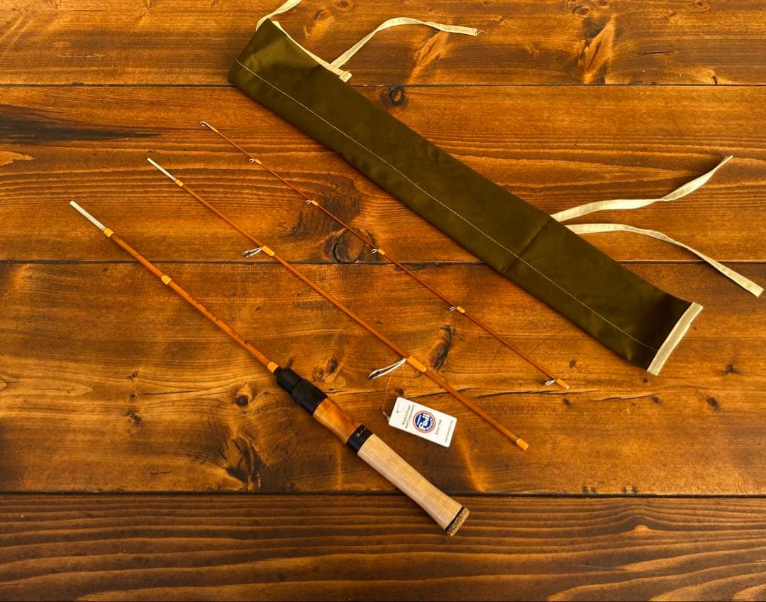 493UL トラウトロッド　パックロッド　グラスロッド　渓流釣り　スピニング