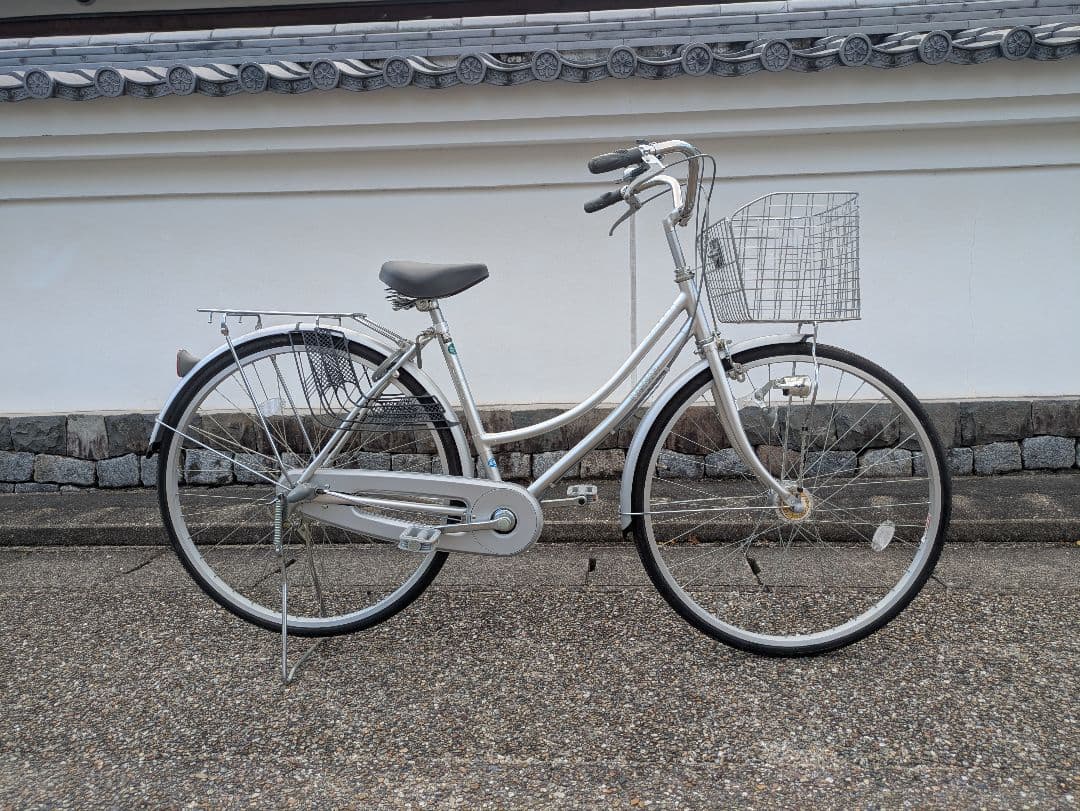 美品 27 インチ 自転車 軽快車 シティサイクル 名古屋市引き取り限定