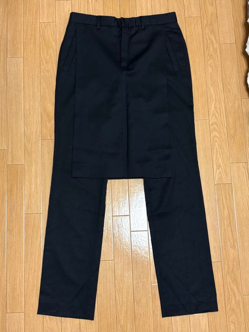 13SS “GIVENCHY” Wool Layered Trousers
