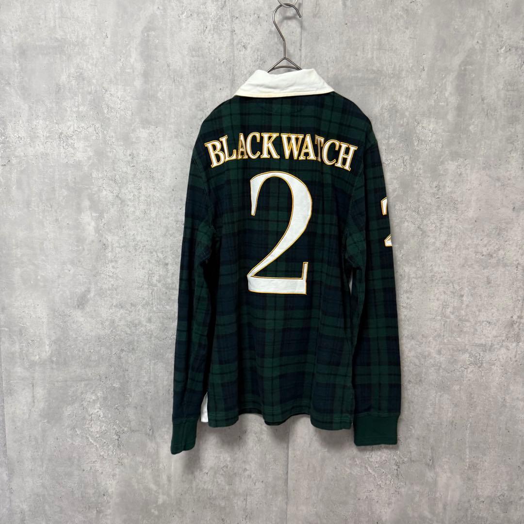 # POLO ポロ ラルフローレン ラガーシャツ 長袖ポロシャツ M チェック