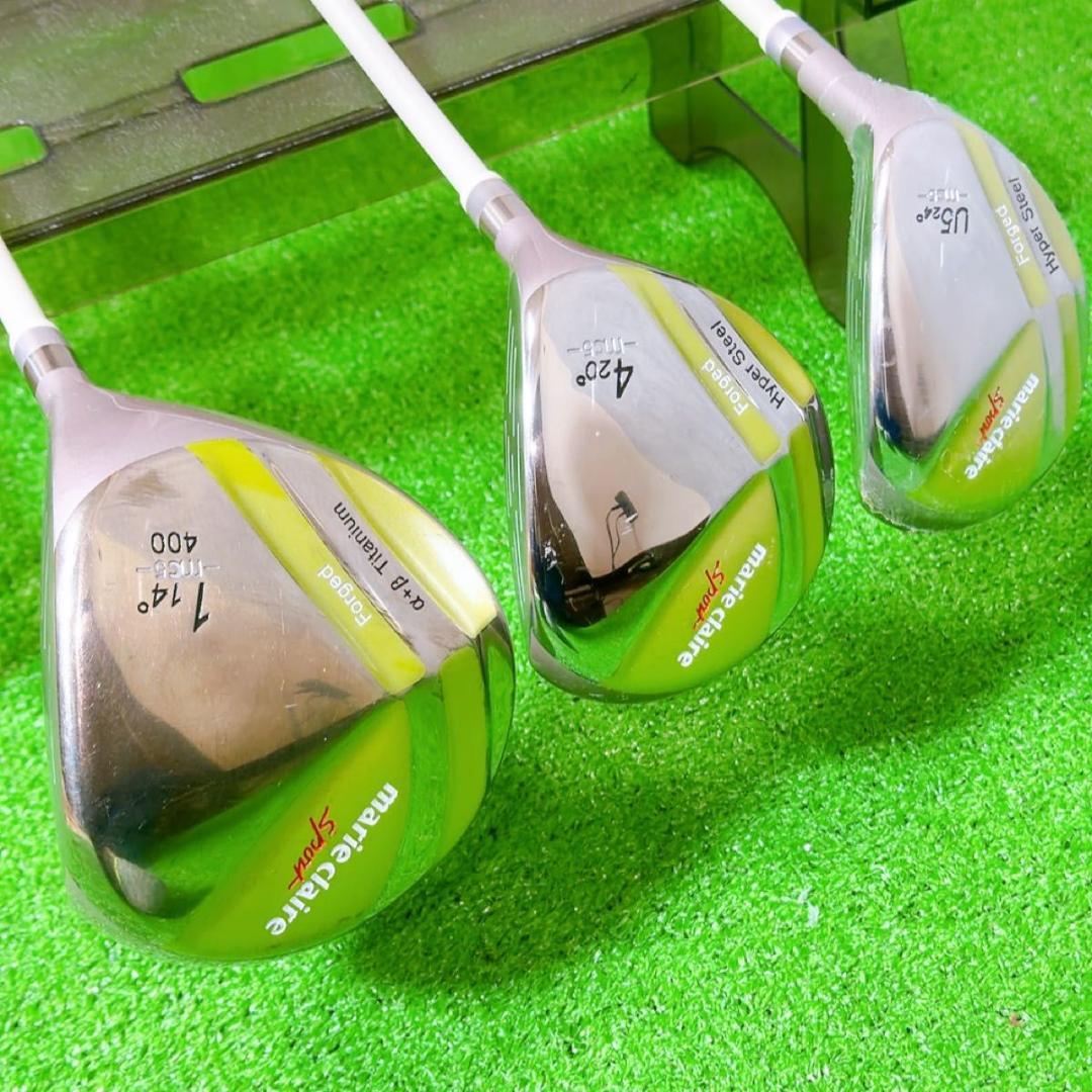 未使用品あり！　marie claire レディースゴルフ 8本 初心者 L