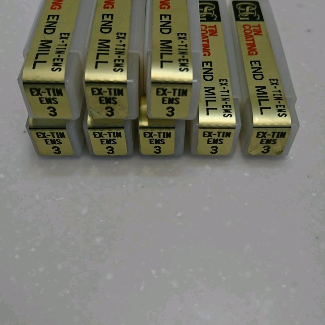 OSG EX-TIN-EMS ф3 (４枚刃) ８本  エンドミル