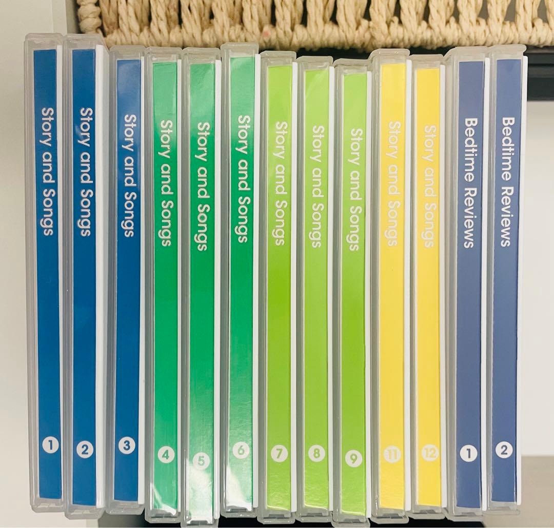 【美品】dweディズニー英語システム　ストーリーアンドソングスのCD全巻セット