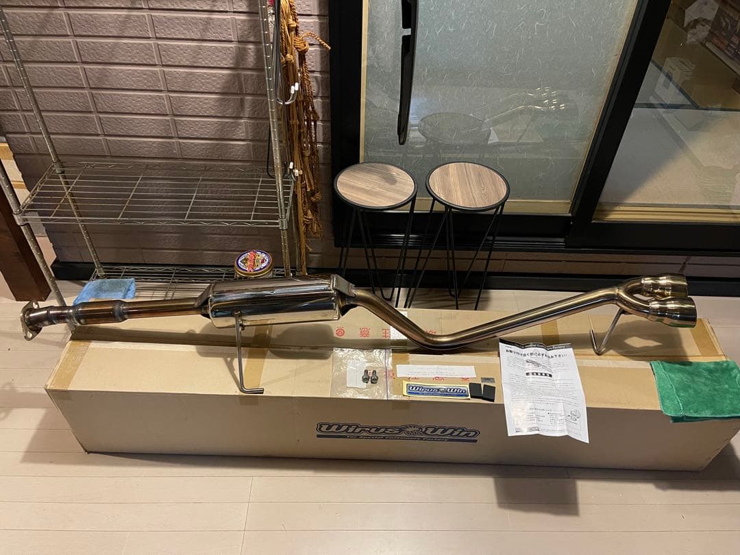 ハイゼットトラック用　Wirus Winツインマフラー