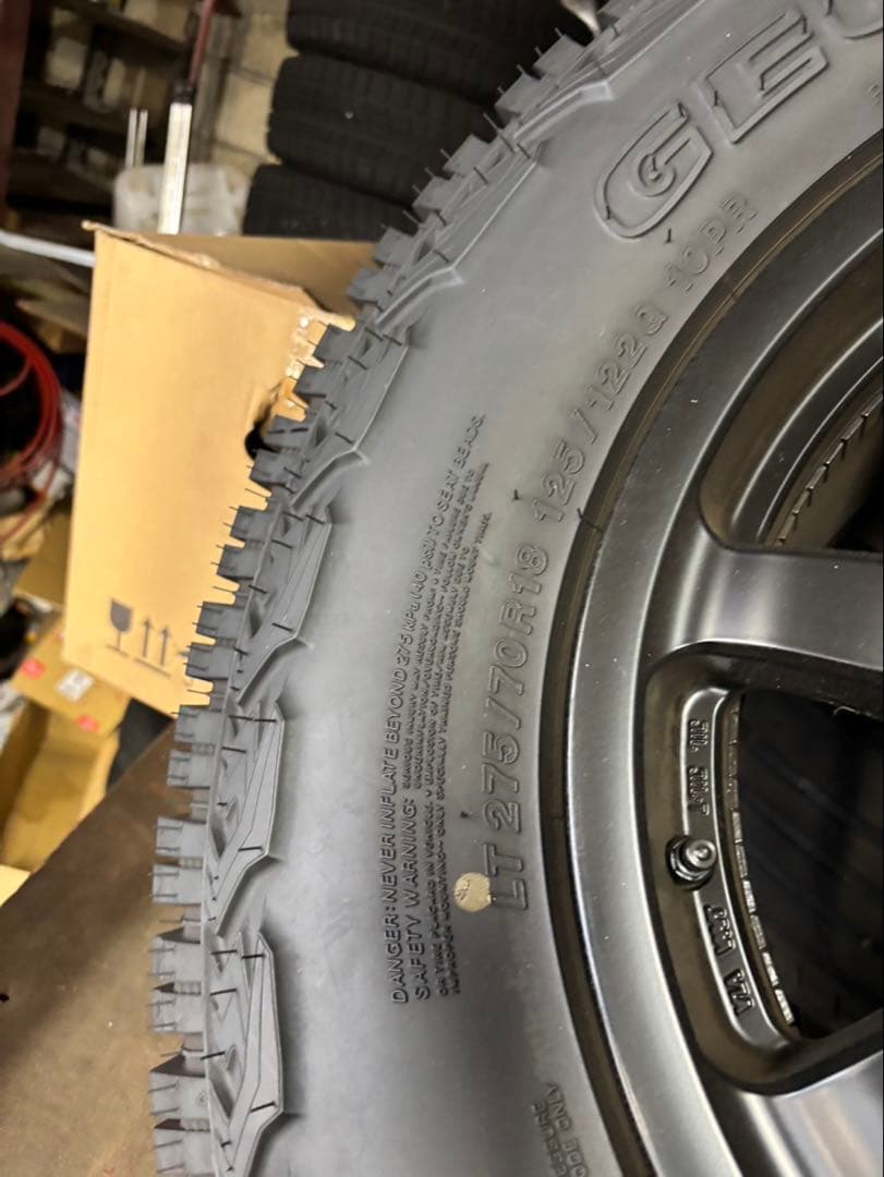 ENKEI 18インチ マットブラックホイール + YOKOHAMAタイヤセット